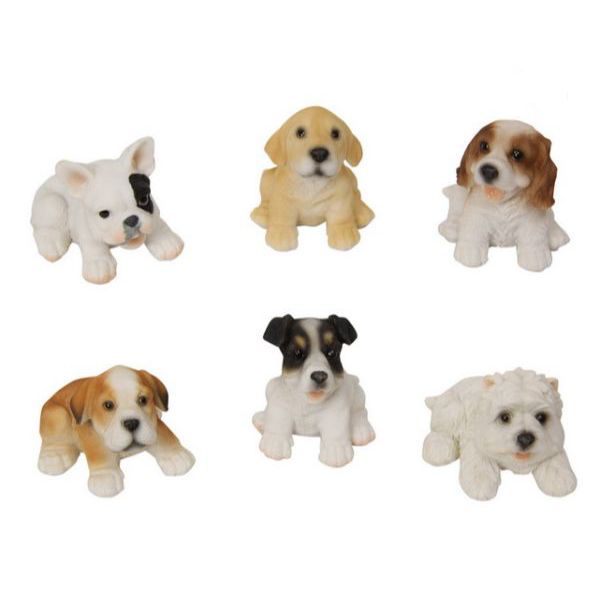 Cute Dog With Dog Bed Display - 6cm
