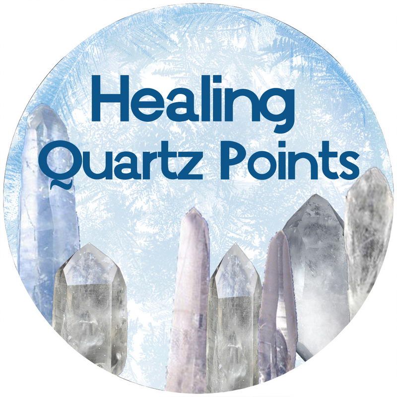 Healing Quartz Wellness Points (Varies between 2-5cm)
