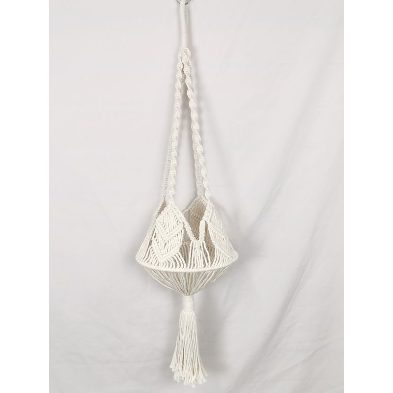 Hanging Macrame Decorative Pot Holder - 85cm