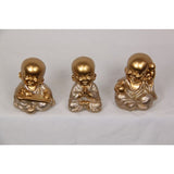 Load image into Gallery viewer, Lucky Buddha Gold Miniature Decor - 7cm