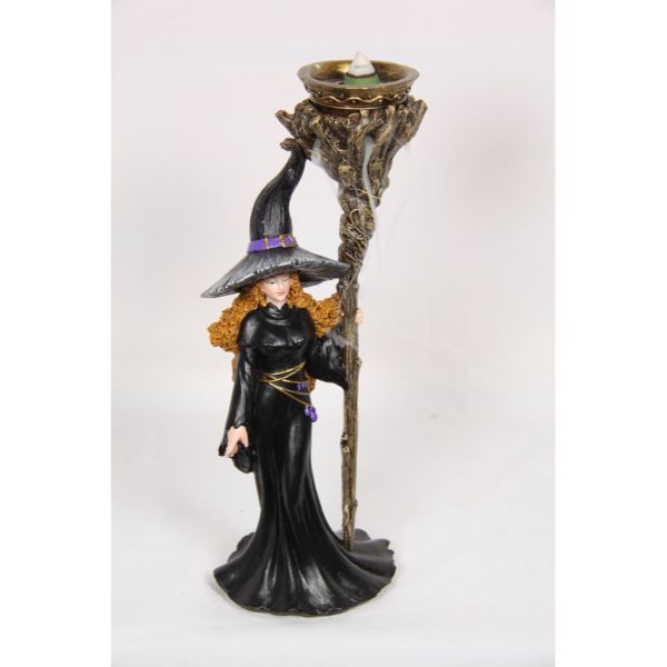 Standing Witch Backflow Burner - 23cm