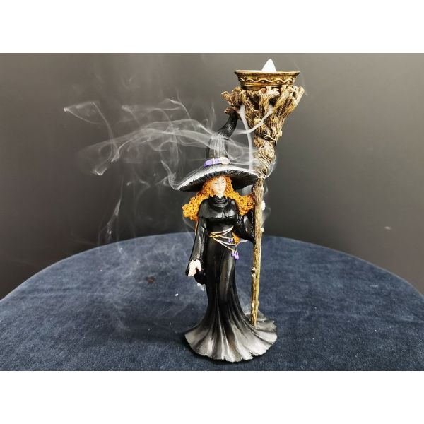 Standing Witch Backflow Burner - 23cm