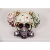 Load image into Gallery viewer, Punk Girl Skull with Mask - 18cm
