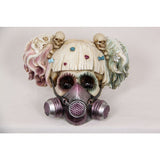 Load image into Gallery viewer, Punk Girl Skull with Mask - 18cm