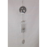 Load image into Gallery viewer, Silver Lotus Tree of Life Mandala Wind Chime