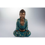 Load image into Gallery viewer, Blue Gold Rulai Decor Buddha - 30cm