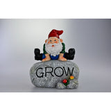 Load image into Gallery viewer, Gnome on Rock with Grow Wording - 19cm
