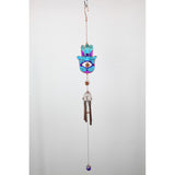 Load image into Gallery viewer, Hamsa Hand Two Tone Wind Chime - Approx 70cm