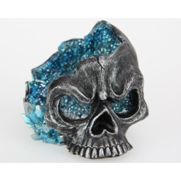 Skull Geode Dish - 14cm x 10cm