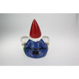 Load image into Gallery viewer, Mediating Yoga Gnome with Twin Solar Light - 30cm