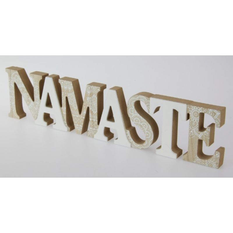Namaste MDF Decor Stand Wall Art - 40cm x 9cm