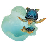 Load image into Gallery viewer, Clear Blue Turtle Bowl - 20cm
