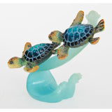 Load image into Gallery viewer, Clear Blue Turtle Bowl - 20cm