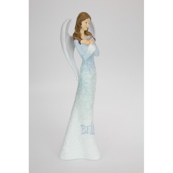 Blue Angel with Believe Heart - 41cm