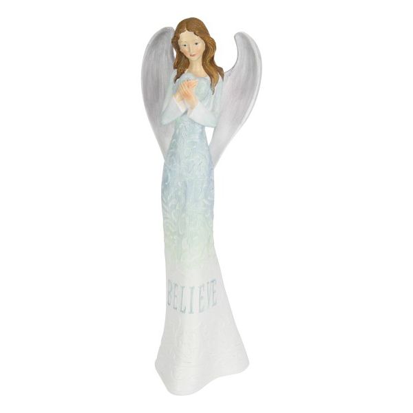 Blue Angel with Believe Heart - 41cm
