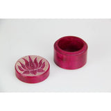 Load image into Gallery viewer, Round Soapstone Trinket Box - 5cm
