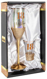Load image into Gallery viewer, 18 Pink Champagne Shot Glass Set - 150ml