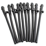 Load image into Gallery viewer, 10 Pack Black Dicky Sipping Straws