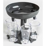 Load image into Gallery viewer, 6 Shot Dispenser Including 6 Shot Cups - 13cm x 13cm
