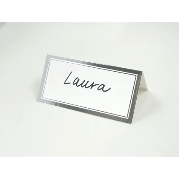 30 Pack Place Cards With Foil - 10cm x 10cm