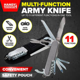 Load image into Gallery viewer, Multi Function Knife Army With Pouch