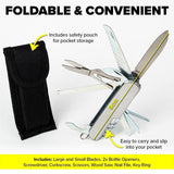Load image into Gallery viewer, Multi Function Knife Army With Pouch