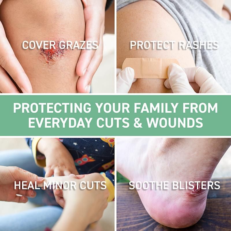 40 Pack Plastic Adhesive Bandages - 7.6cm x 1.9cm