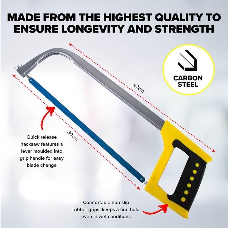 Heavy Duty Steel Hacksaw - 30cm