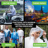 Load image into Gallery viewer, 2 Pack Emergency Clear Poncho - One Size Fits Most