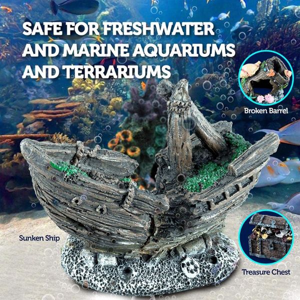Fish Aquarium Ornament Medium - 9cm x 6cm