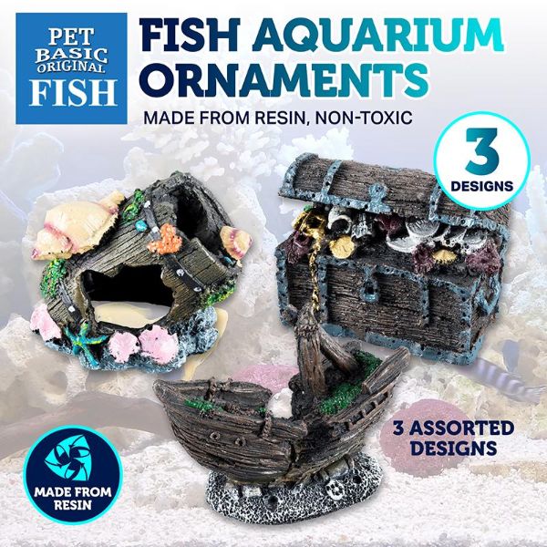 Fish Aquarium Ornament Medium - 9cm x 6cm