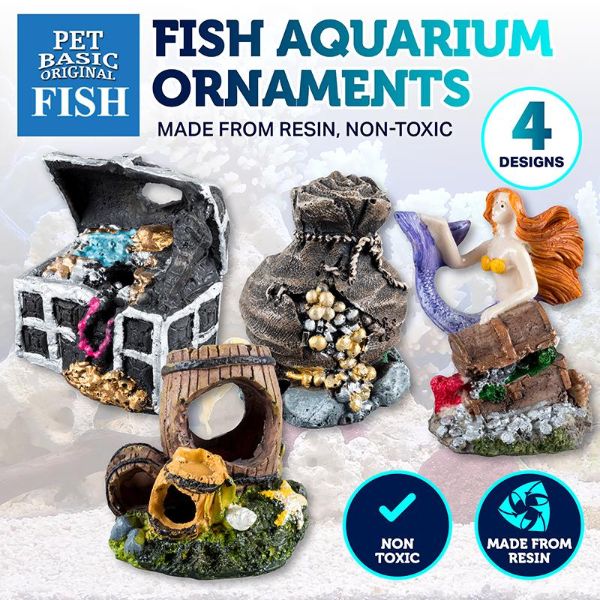 Fish Aquarium Ornament Small - 7cm x 5cm