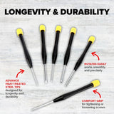 Load image into Gallery viewer, 6 Precision Screwdriver Set