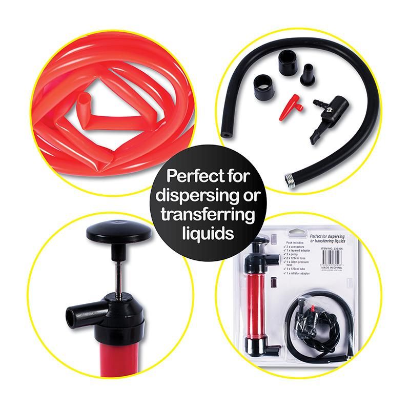 Liquid Transfer Siphon Pump - 128cm Hose