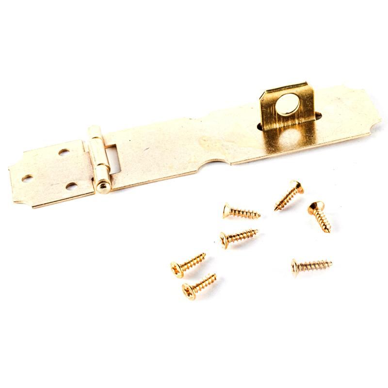 Brass Hasp & Staple - 10cm