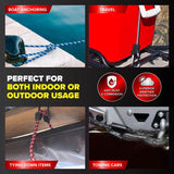 Load image into Gallery viewer, Heavy Duty Flat Bungee Cord - 100cm