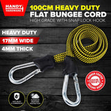 Load image into Gallery viewer, Heavy Duty Flat Bungee Cord - 100cm