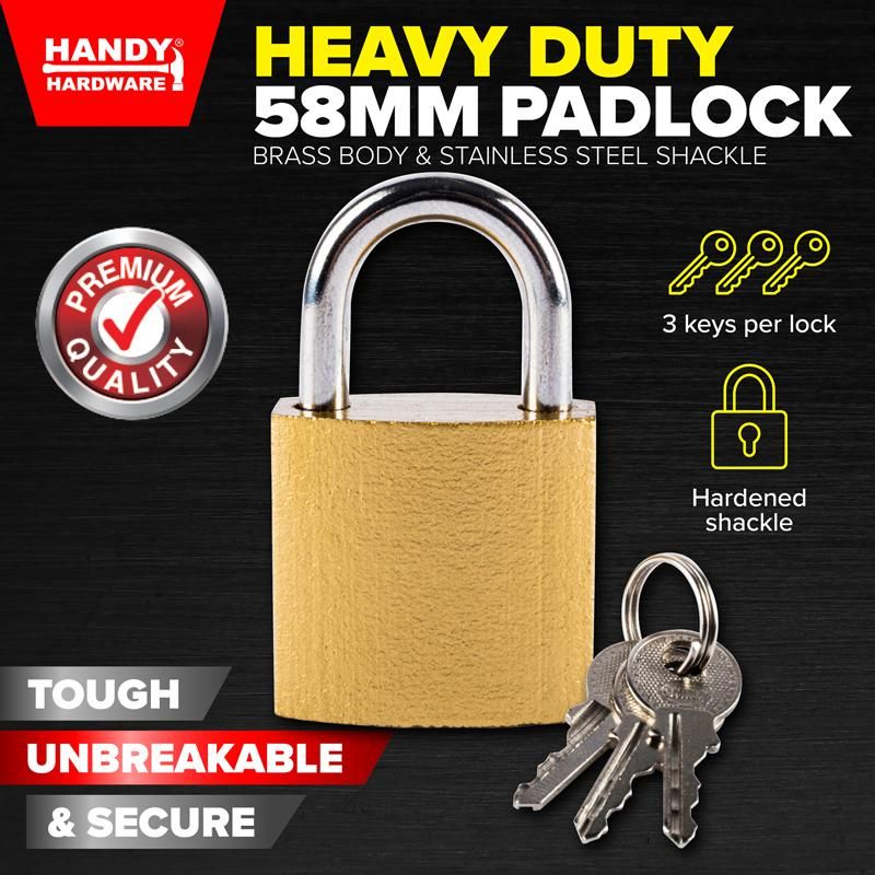 Heavy Duty Pad Lock - 58mm