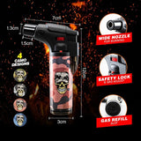 Load image into Gallery viewer, Camo Design Refillable Blow Torch Gas Lighter - 7cm x 12cm