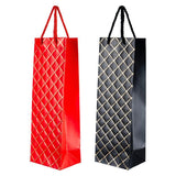 Load image into Gallery viewer, Bottle Diamond Embossed Gift Bag - 36cm x 12cm x 9cm