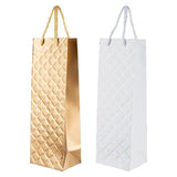 Load image into Gallery viewer, Bottle Diamond Embossed Gift Bag - 36cm x 12cm x 9cm