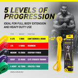 Load image into Gallery viewer, Yellow Resistance Training Band X-Lite - 208cm x 4.5mm x 6.4mm