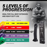 Load image into Gallery viewer, Black Resistance Training Band Medium - 208cm x 4.5mm x 19mm