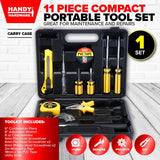 Load image into Gallery viewer, Compact & Portable 11 Piece Tool Kit