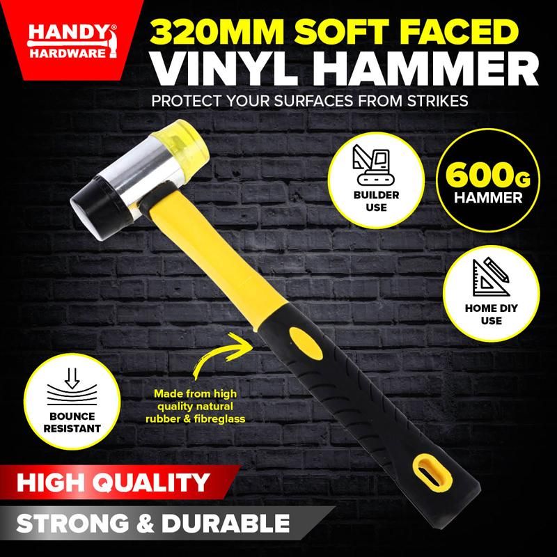 Soft Faced Vinyl Hammer - 32cm