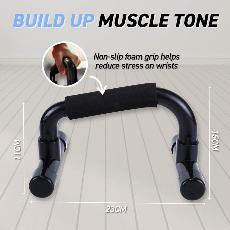 Foam Grip Push Up Bars - 21cm x 15cm x 11cm