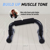 Load image into Gallery viewer, Foam Grip Push Up Bars - 21cm x 15cm x 11cm
