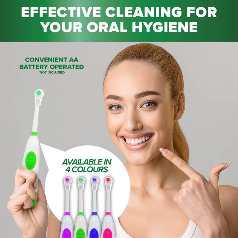 Soft Electric Power Toothbrush Set