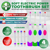 Load image into Gallery viewer, Soft Electric Power Toothbrush Set
