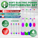 Load image into Gallery viewer, Soft Electric Power Toothbrush Set